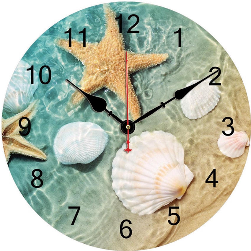 Horloge Thème Mer