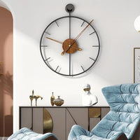Horloge Industrielle Salon