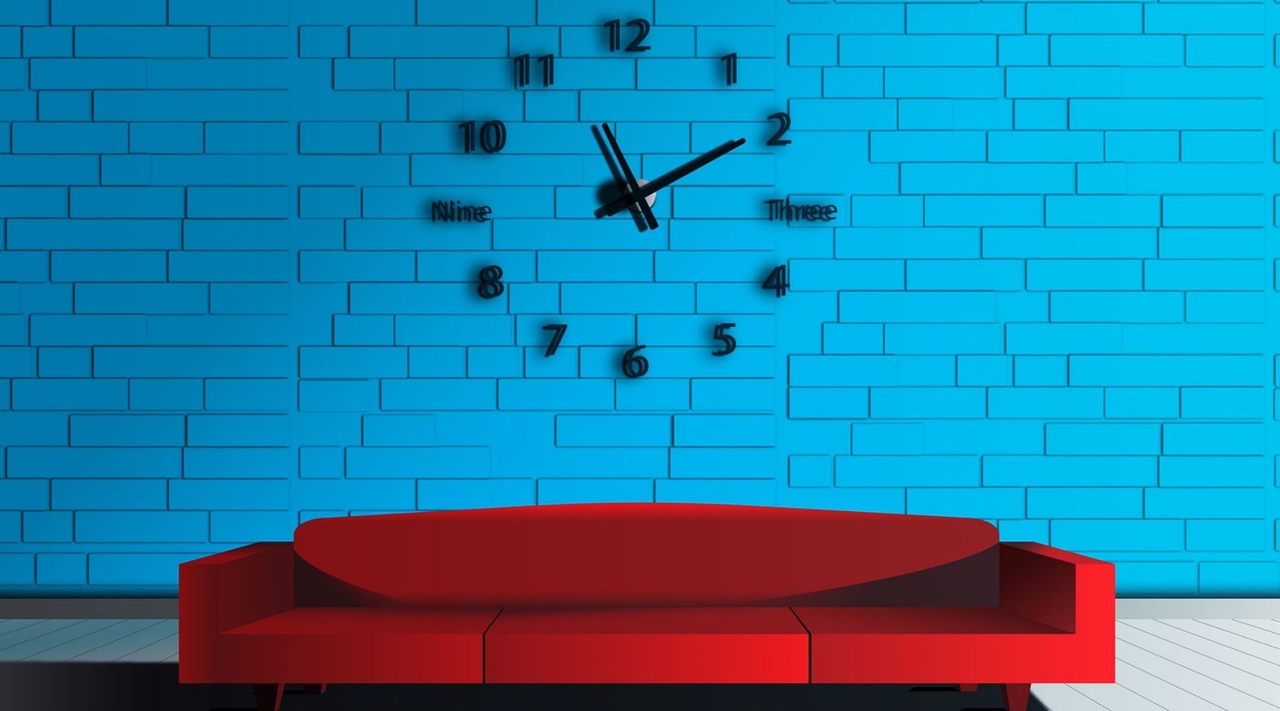 horloge murale moderne