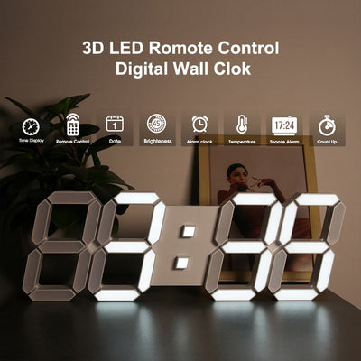 Horloge LED numérique sans Fil