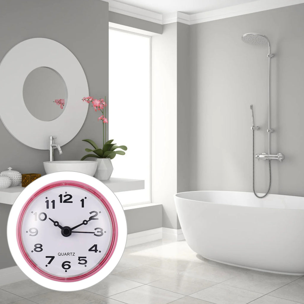 Dhrs étanche Horloge Murale Salle De Bain Horloge Salle De Bain Horloge Cuisine Horloge Douche Horloge Ventouse Horloge Avec Anneau De Serviette 56550951