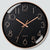 Horloge Ronde Design Moderne Noir