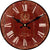 Horloge Murale Vintage Rouge