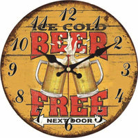 Horloge Vintage Bière