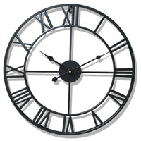 Horloge Industrielle Noire
