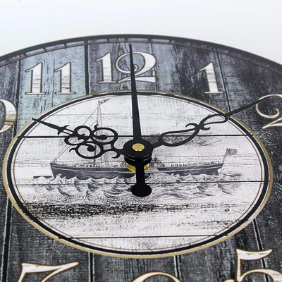 Horloge Vintage avec Bateau