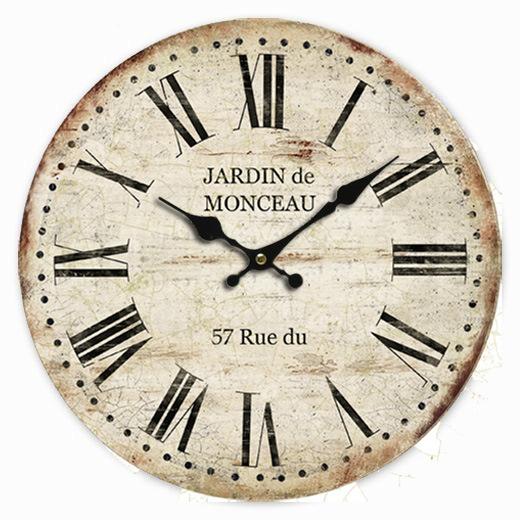 Horloge Murale Vintage Jardin de Monceau