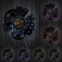 Horloge LED Style Industriel