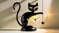 horloge chat déco