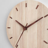 Horloge Scandinave Minimaliste en Bois