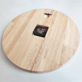 Horloge Murale Scandinave Minimaliste en Bois