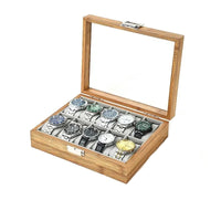 Boîte de Rangement en Bois pour 10 Montres
