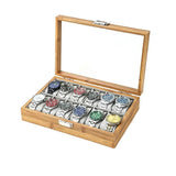 Boîte de Rangement en Bois pour 12 Montres