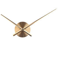 Horloge Murale Sans Cadre doré