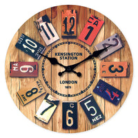 Horloge murale vintage style industriel – Kensington Station