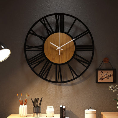 Horloge design Industriel Scandinave