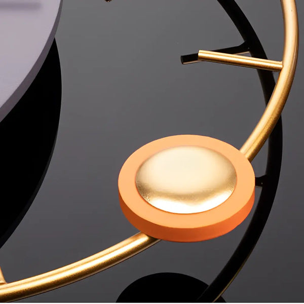 Horloge De Cheminée En Verre Incurvé - Mouvement Quartz, Fonctionne - Occasion