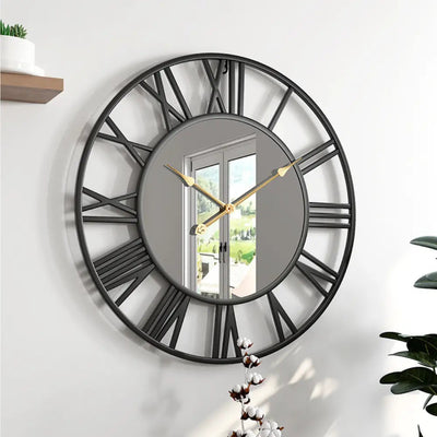 Horloge Murale avec Miroir