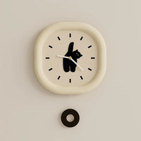 Horloge Murale Chat Design