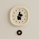 Horloge Murale Chat Design