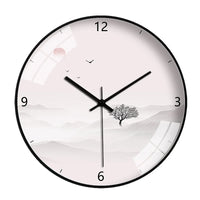 Horloge Murale Paysage Chinois