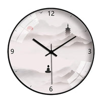 Horloge Murale Paysage Chinois