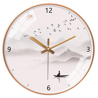 Horloge Murale Paysage Chinois