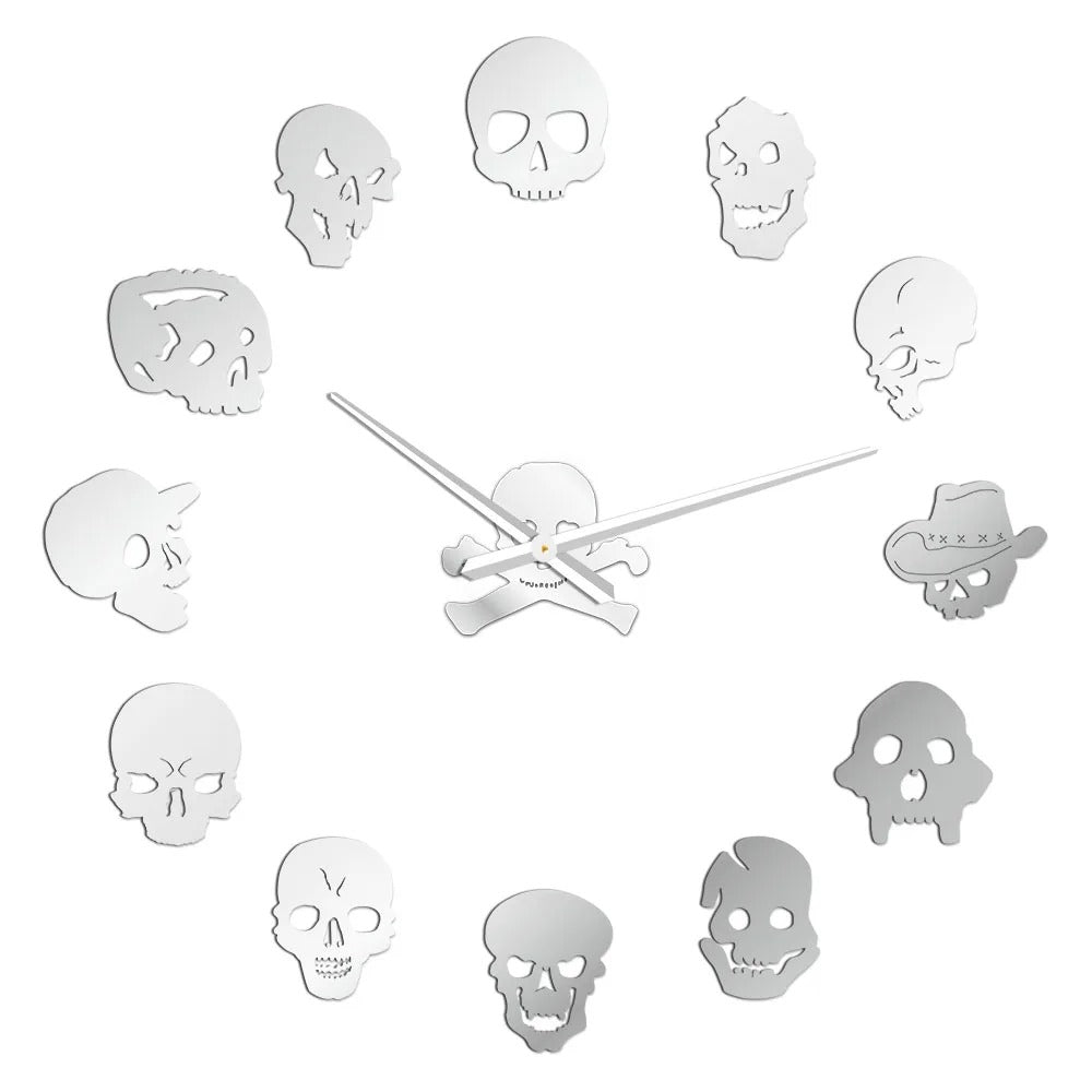 Grande Horloge Tête de Mort