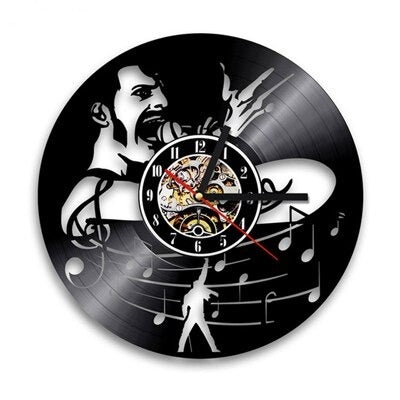 Horloge en disque vinyle 33 tours thème Gaston Lagaffe : :  Produits Handmade