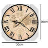 Horloge Murale Carte du Monde 30cm