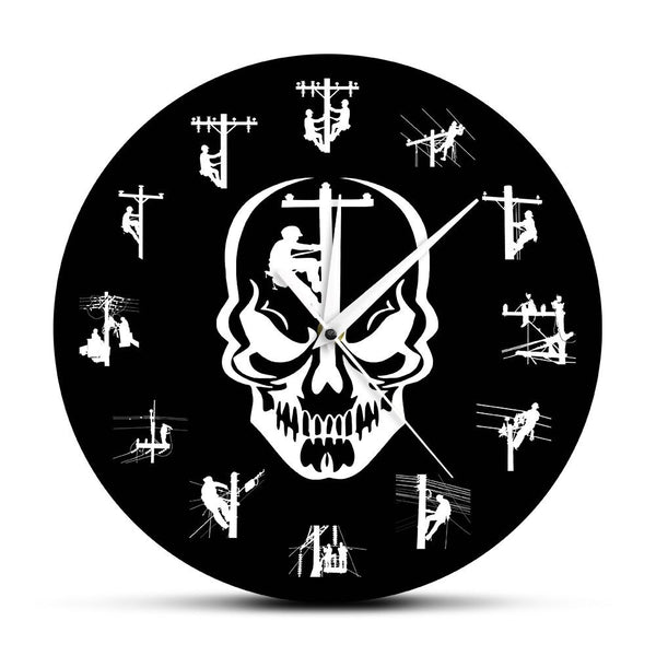 Horloge Tête de Mort