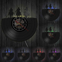 Horloge LED Cowboy