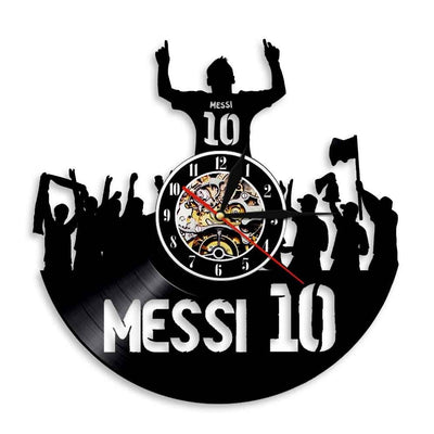 Horloge Vinyle Messi