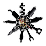 Horloge Vinyle Garage