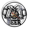 Horloge Vinyle Bière