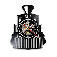 Horloge Vinyle Train 