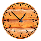 Horloge Murale Scandinave Chêne Doré