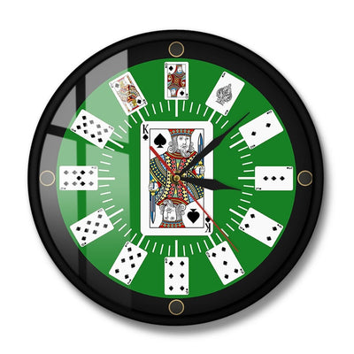 Horloge murale Poker