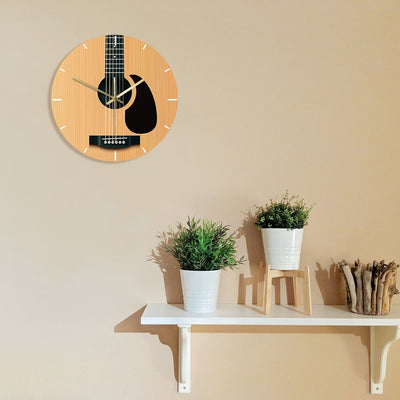 Horloge murale en forme de Guitare