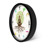 Horloge Yoga zen