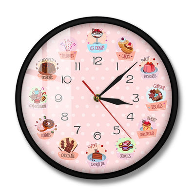 Horloge Murale Cuisine Animée