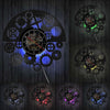 Horloge LED Steampunk
