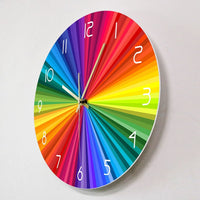Horloge Murale Arc-en-ciel