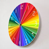 Horloge Murale Arc-en-ciel