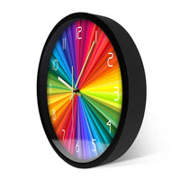 Horloge murale Arc-en-ciel