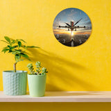 pendule Murale Avion