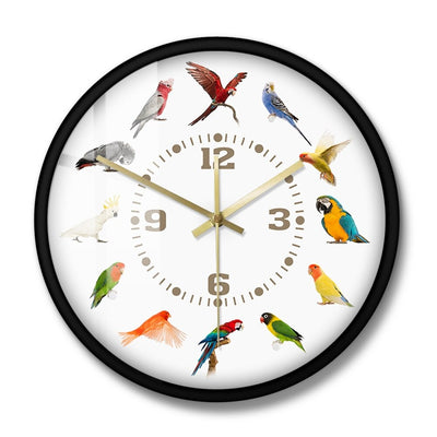 Horloge murale Oiseaux