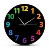 Horloge Murale Design Colorée