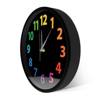 Horloge Murale Design Colorée