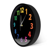 Horloge Murale Design Colorée